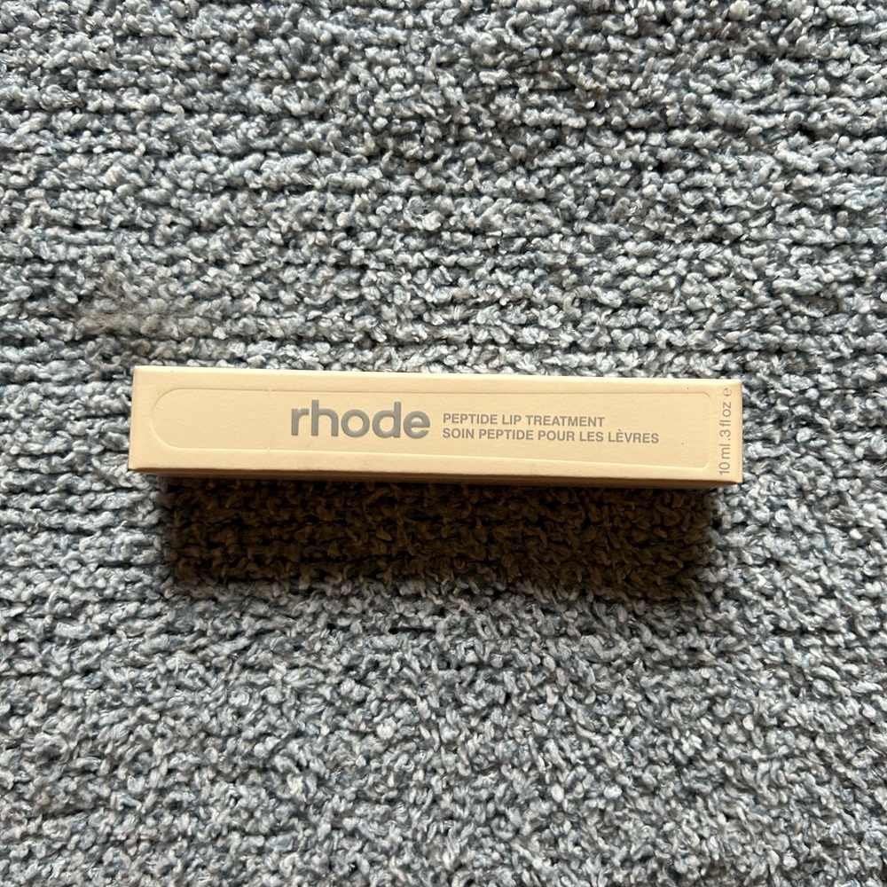 rhode beauty peptide lip treatment salted caramel